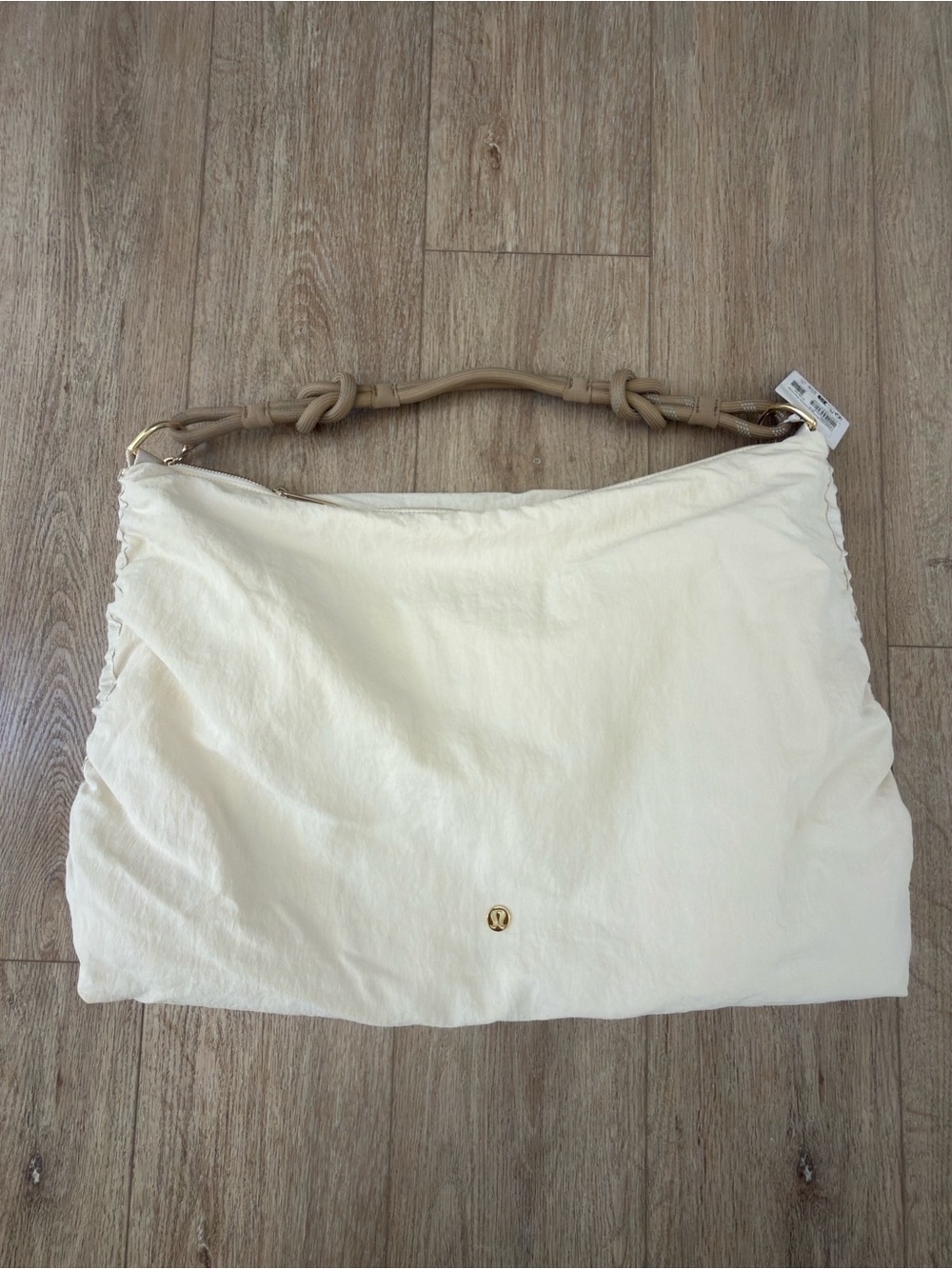 LuLulemon Convertible Ruched Crossbody Bag in Ivory Large 16